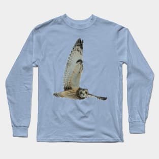 Low Poly Owl Long Sleeve T-Shirt